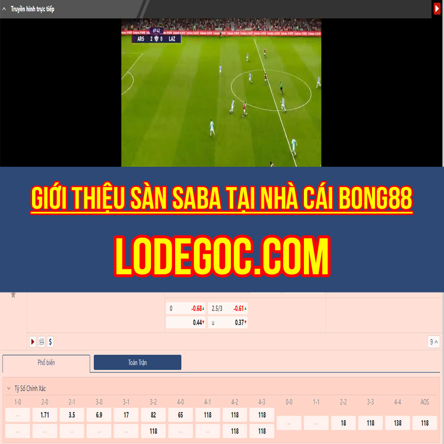 Giới thiệu thể thao Saba – Cá cược thể thao online tại Bong88